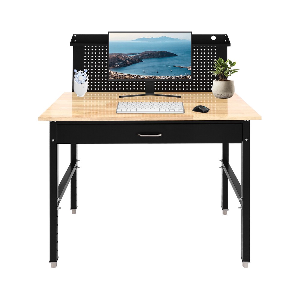 48" ×24'' Adjustable Workbench Heavy-Duty Worktable