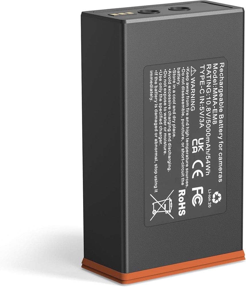 1-Pack Battery for Moultrie Edge, Edge Pro, Edge 2 Camera - 5000mAh Compat.