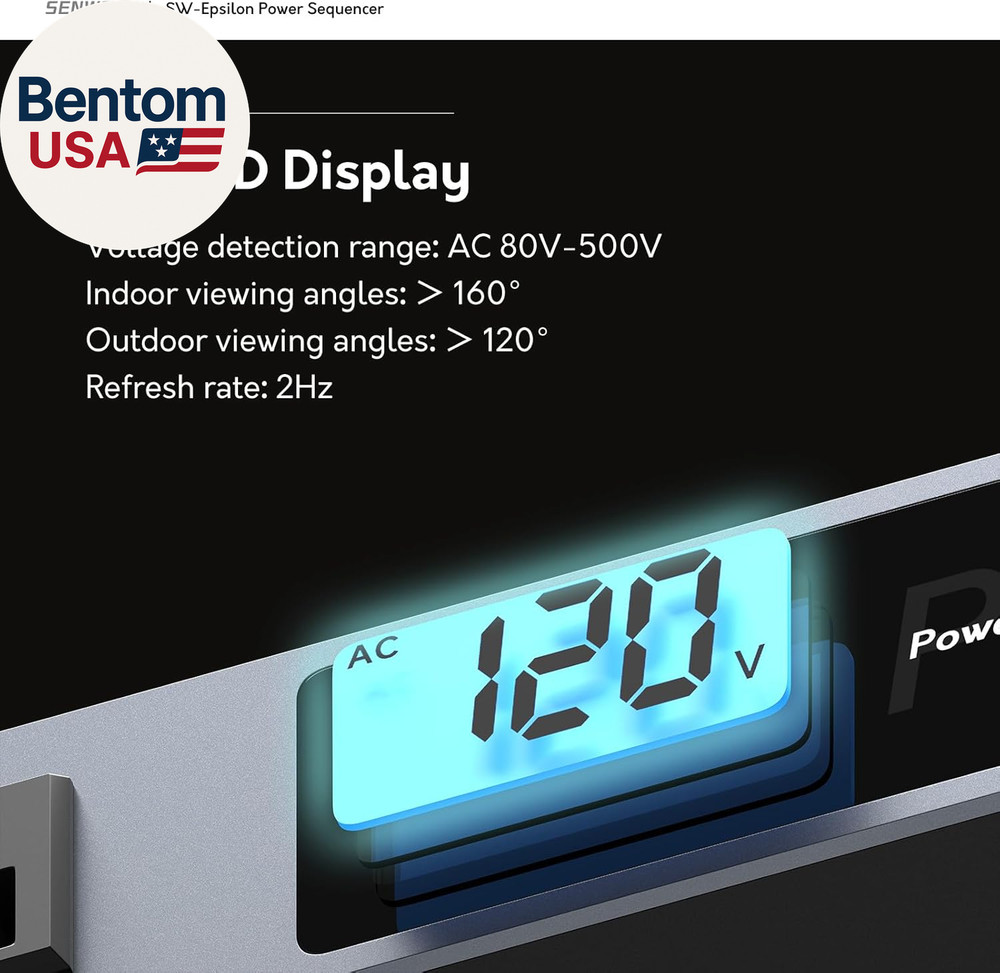 Sw-Epsilon 10 Socket Power Conditioner/Surge Sequencer USB Type-C/Type-A Charger