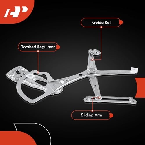 Power Window Regulator Without Motor Replacement for Front Passenger(RH)