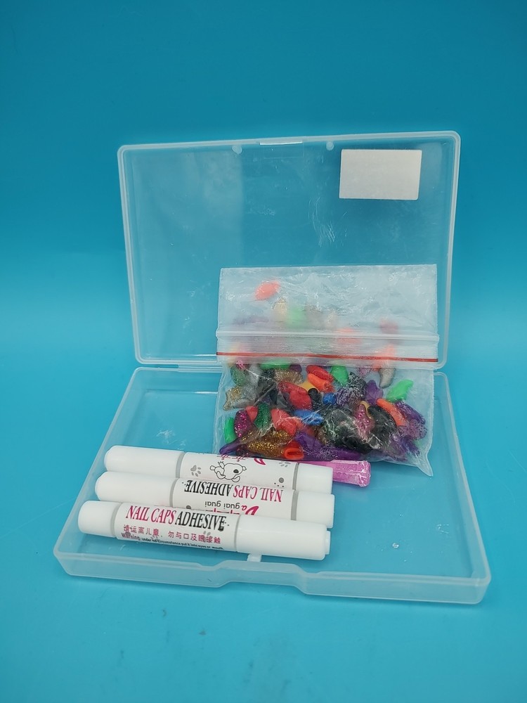 Cat Nail Cap Kit With Adhesive