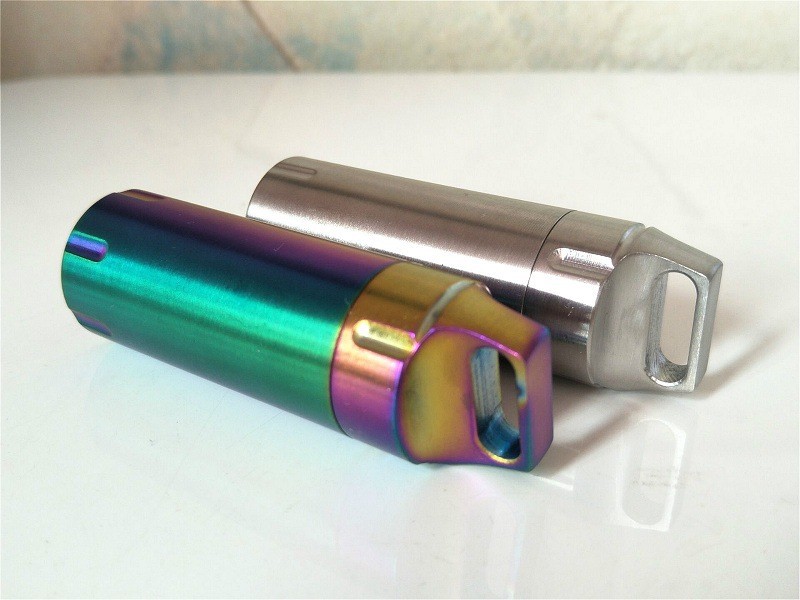 Mini Case Box Container Bottle Stainless Steel Waterproof Pill Holders Match