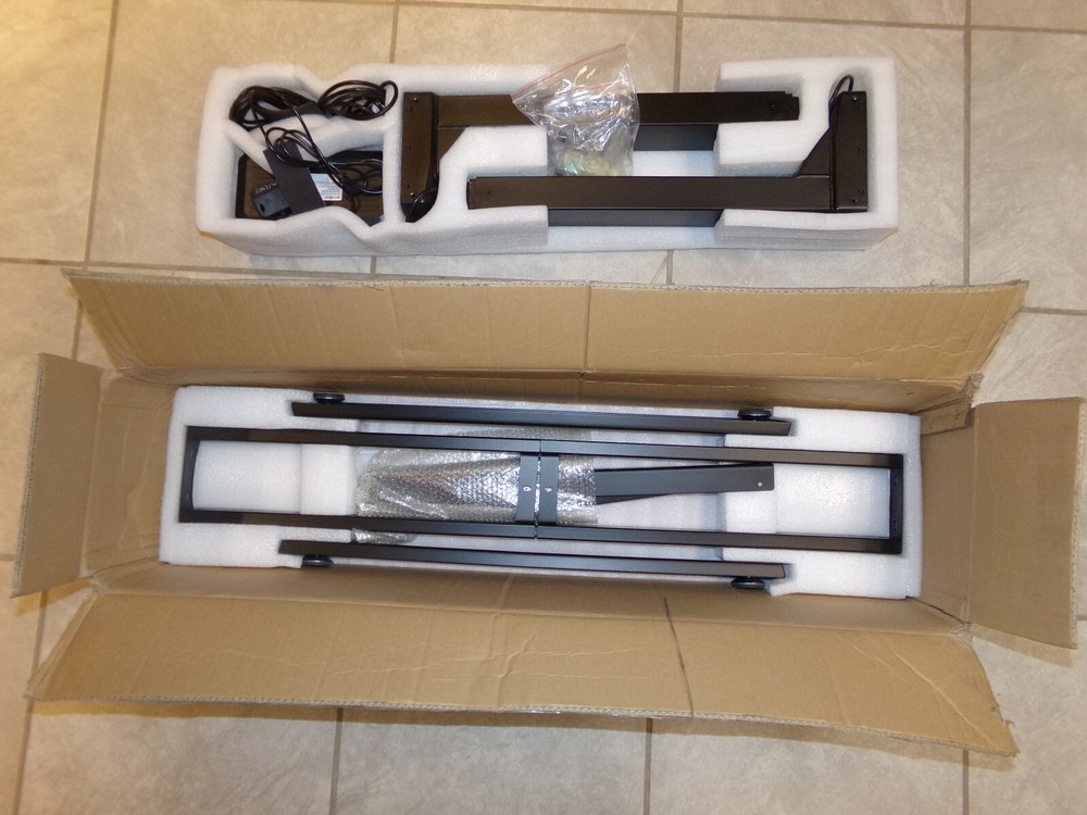 Evodesk™ Power Adjustable Desk Frame EVO-BF1, Black (No Table Top)
