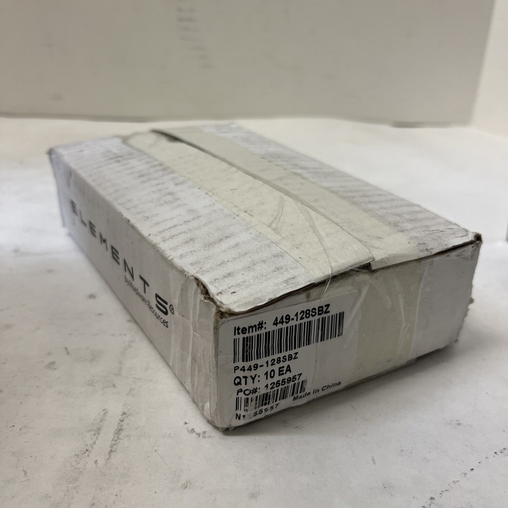 Elements 449-128SBZ, Satin Bronze, 128mm c-c 10 Pc