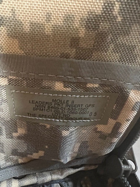 U.S. G.I. Leaders Pouch, Unused.