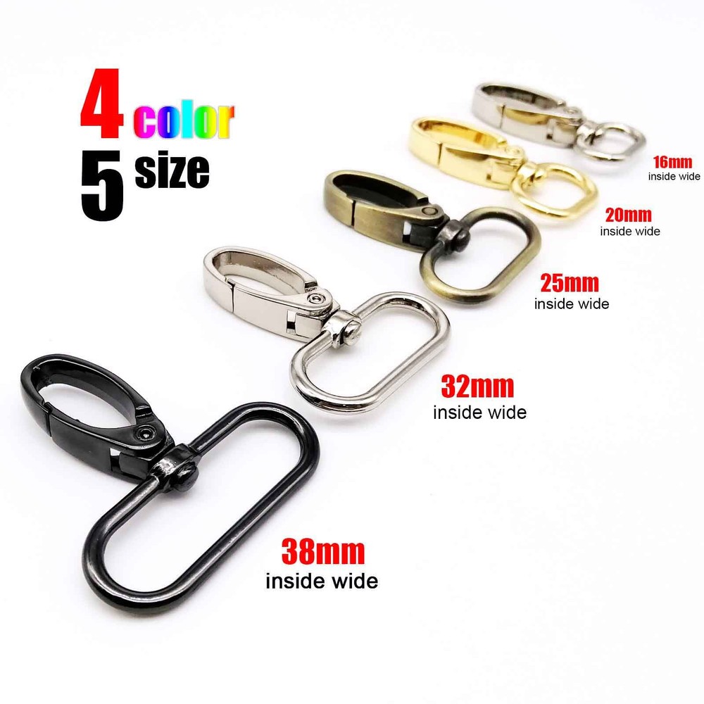 Swivel Hand Bag Shoulder Strap Belt Dog Chain Clasp Clip Buckle Trigger Hook