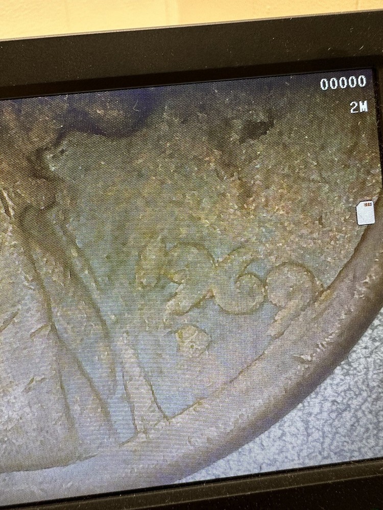 1969 D Penny Planchet Error Doubling In One Cent Error On Date Struck On Grease