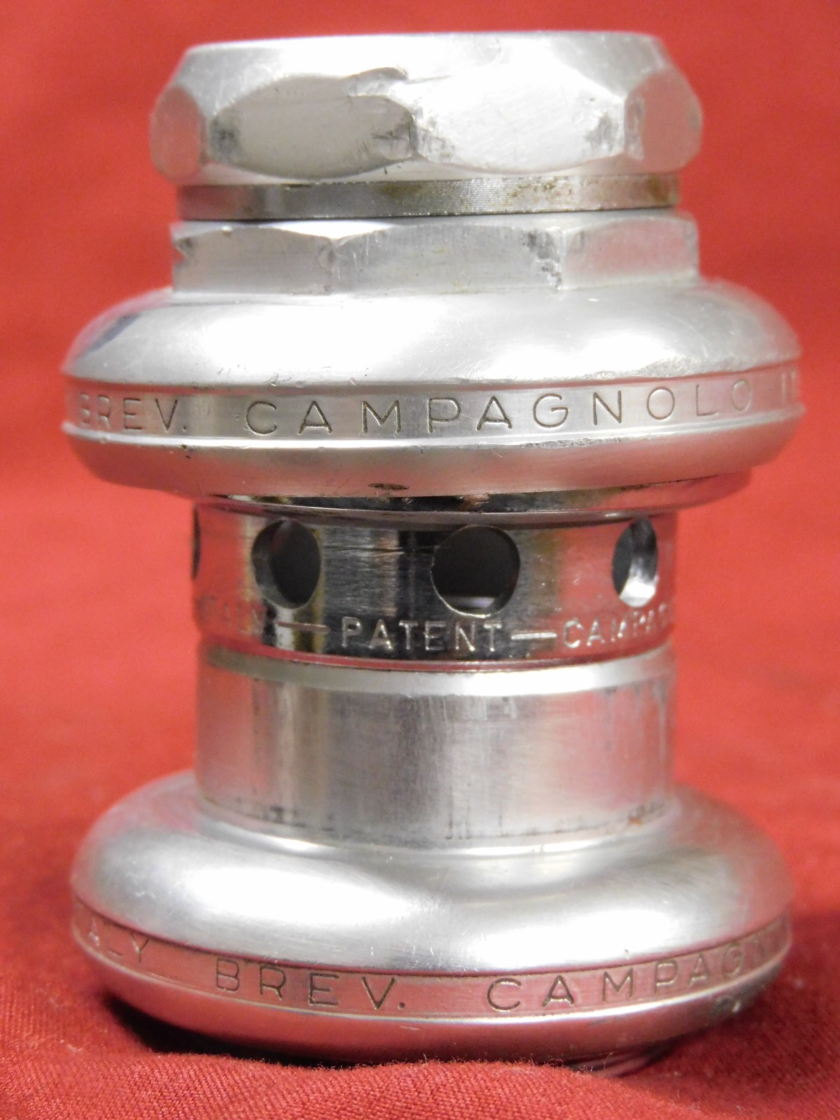 Used 1980's Campagnolo #4041 Super Record Alloy Road Headset English 1" x 24