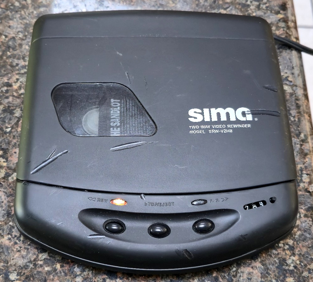 SIMA Two-Way Video Rewinder Model SRW-V2HB - WORKING