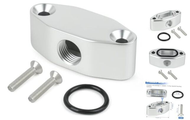 Oil Sending Unit Relocation Adapter – Compatible with LS Series Engines (LS1
