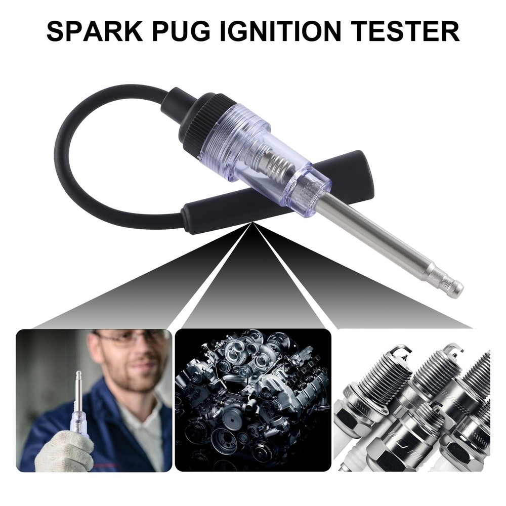 2PCS Inline Spark Plug Tester, Plugin Engine Ignition Tester, Car Exterior Ac...