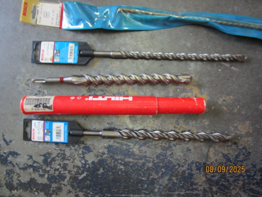 12 SDS Plus Concrete Bits