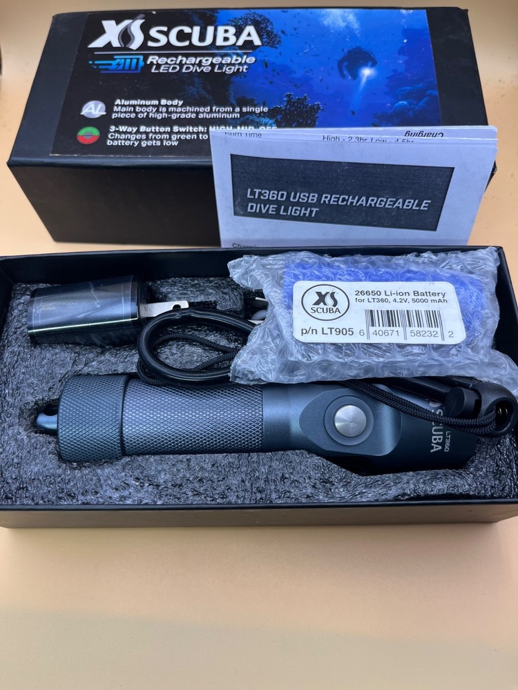 xs scuba lt dive light 360