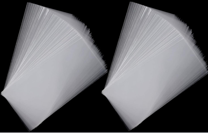 200 PCS Currency Sleeves Bill Holder Plastic Paper Money Holders for Collectors