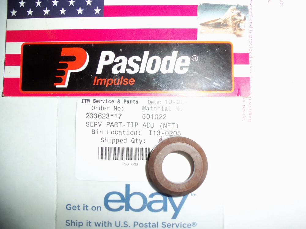 "NEW" Paslode Part # 501022 Replacement Rubber Tip for 219228