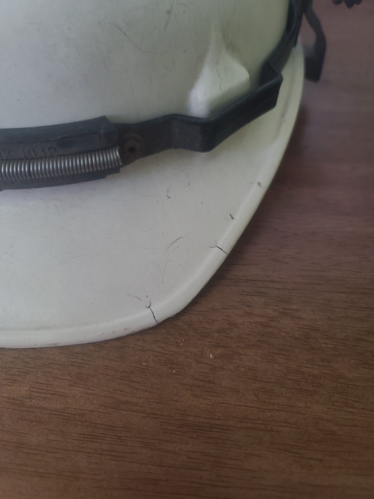 Jackson Products Fiberglass Safety Hard Hat White W/ Kwik Klip USA Vintage