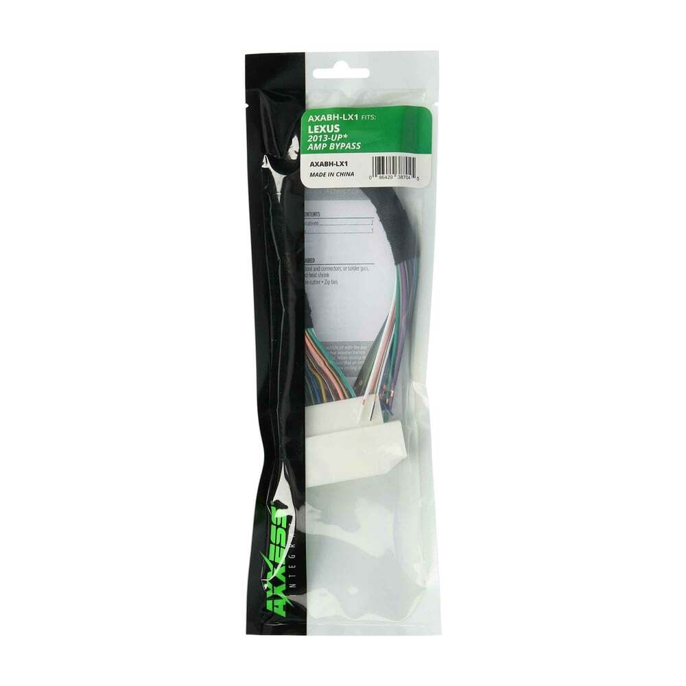Axxess AXABH-LX1 Amp Bypass Harness for select 2012-2023 Toyota, Subaru, Lexus