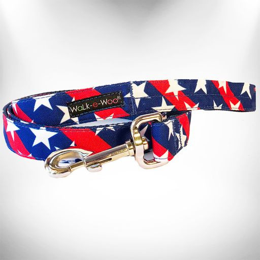 Stars & Stripes Dog Leads   REGULAR Lead 1" width- 5' length