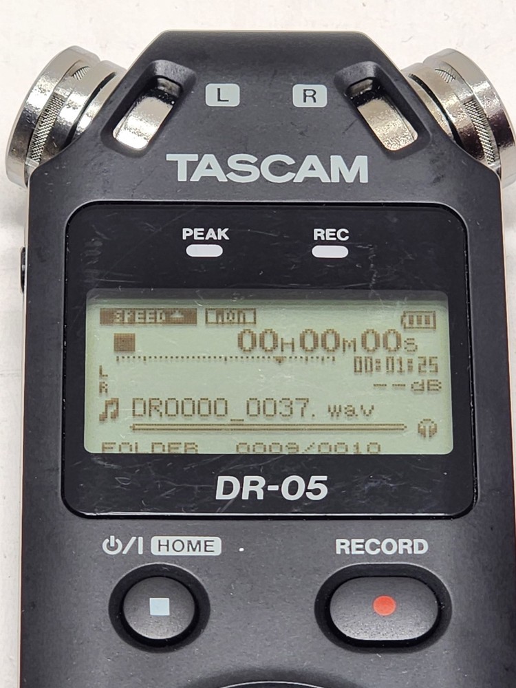 Tascam DR-05 Portable Linear PCM Recorder Pre-owned Working