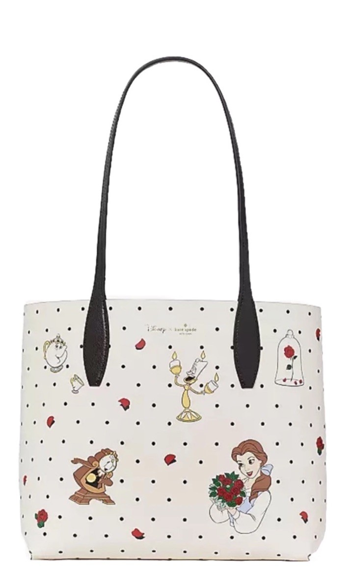 Disney X Kate Spade New York Beauty And The Beast Small Reversible Tote KE572