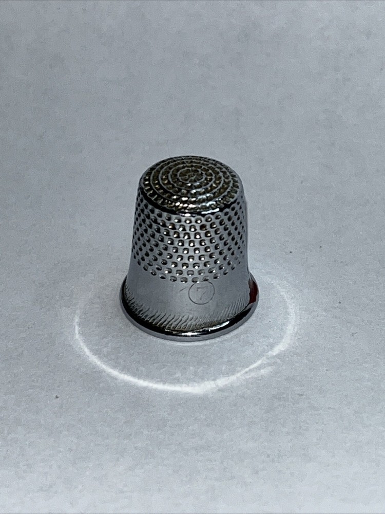 Sterling Silver Number Seven Thimble