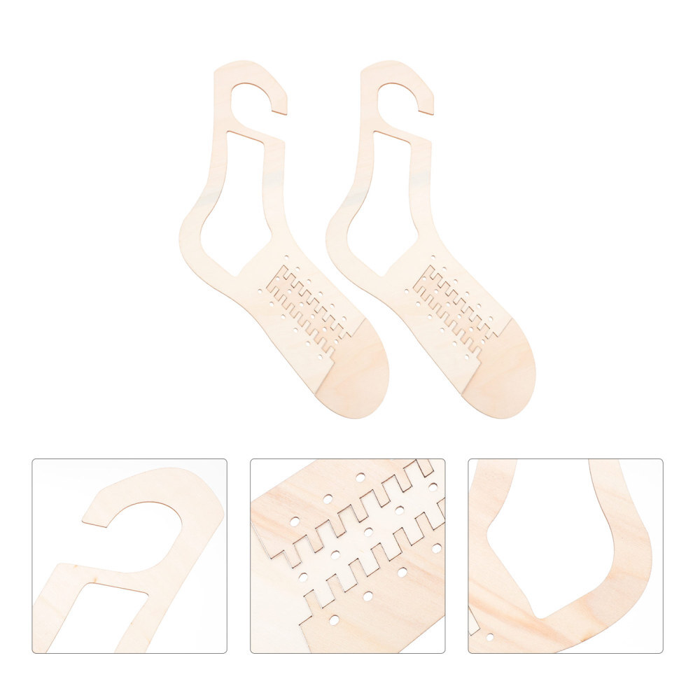 Sock Blocking Forms Knitting Model Wood Blocker Shaping Accessory Stockings