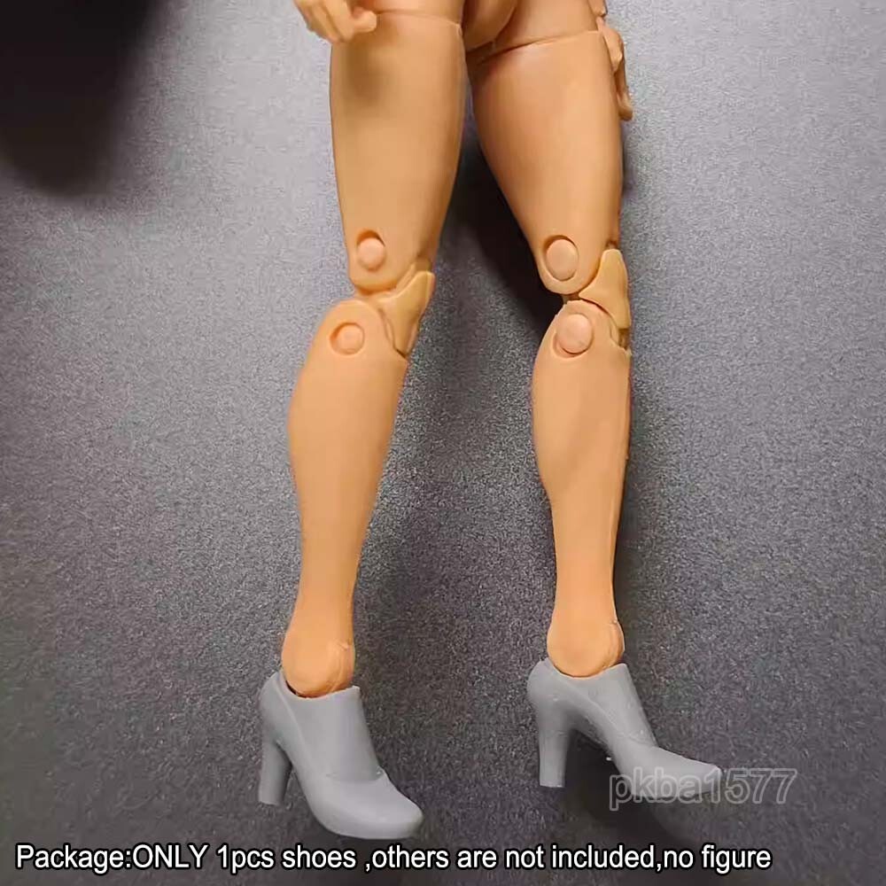 Unpainted 1/18 High Heels Shoes Model For 3.75'' Figure