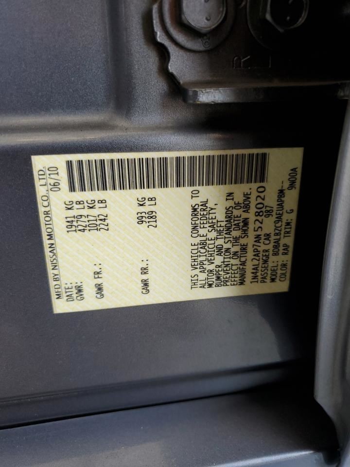 ALTIMA 2010 Glove Box 4808852