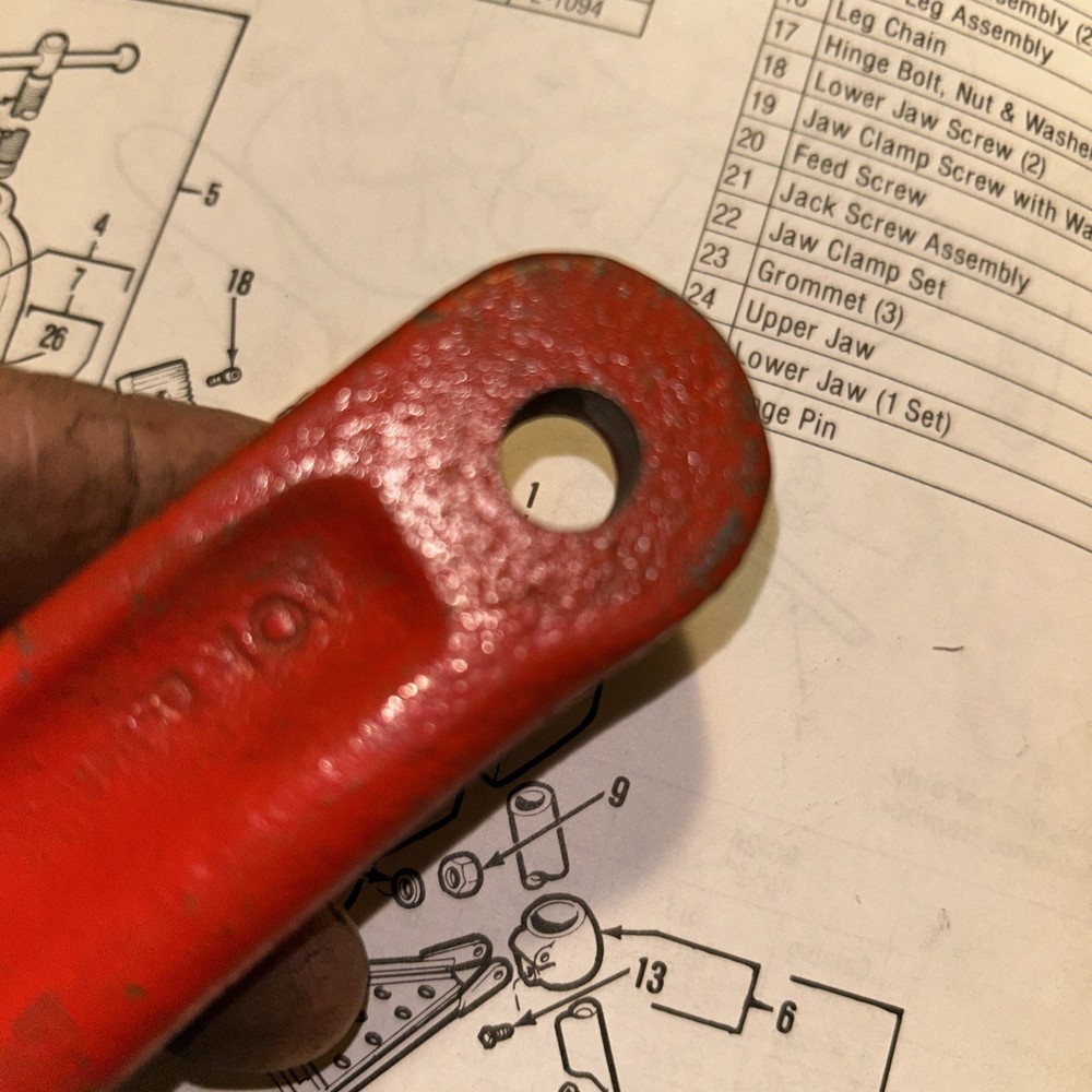 Ridgid40-A Tristand Replacement Hook 40380