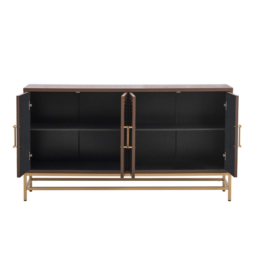 Osaka Sideboard Buffet Cabinet, Brown