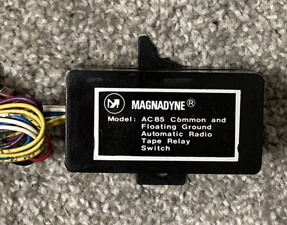 Magnadyne Floating Ground Relay Switch Model AC85