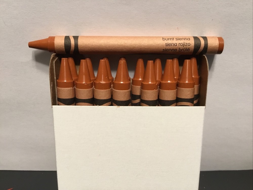 (16) Crayola Crayons (burnt sienna) BULK
