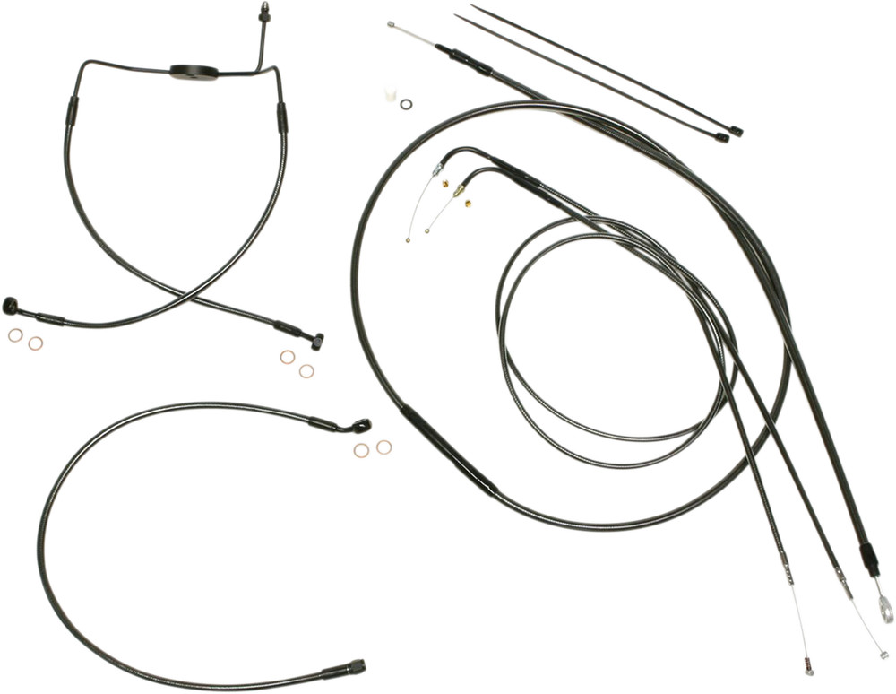 MAGNUM SHIELDING Black Pearl™ Designer Handlebar Installation Kit - 10" -