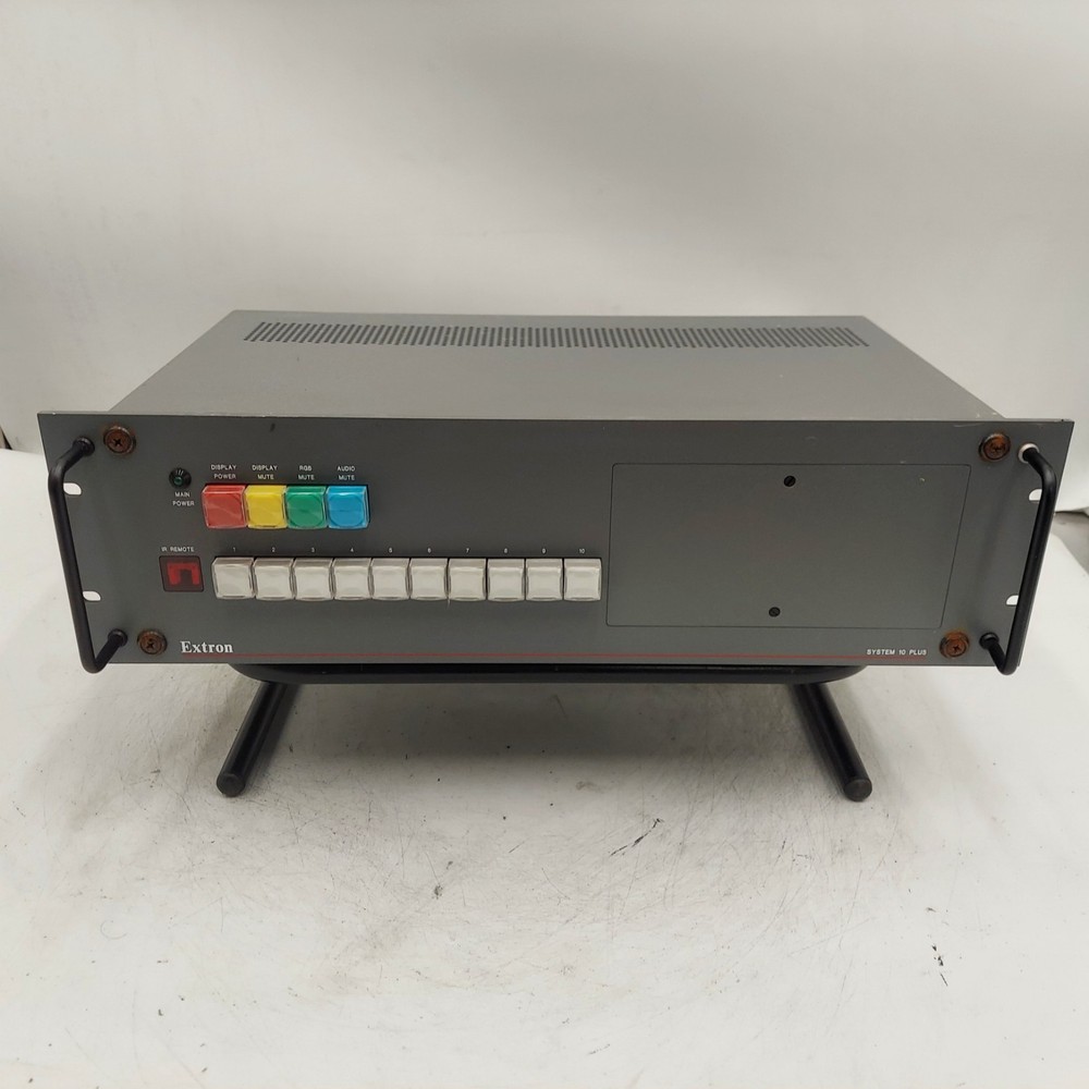 Extron System 10 Plus Configurable RGB 10-Input Audio Video Switcher