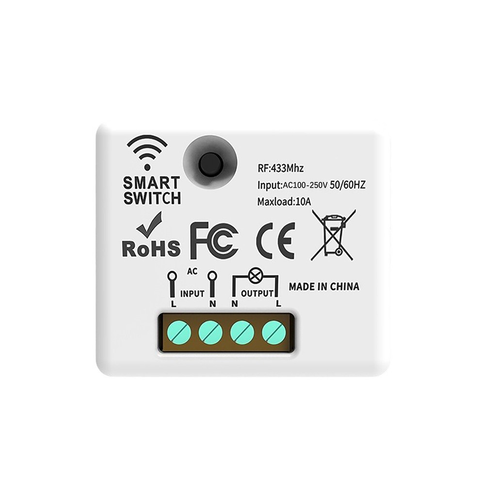 Wireless Light Switch Wall Panel Remote Control Lamp Receiver Tools 433MHz
