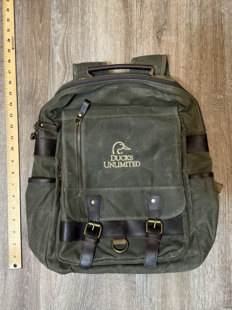 Ducks Unlimited Waxed Backpack
