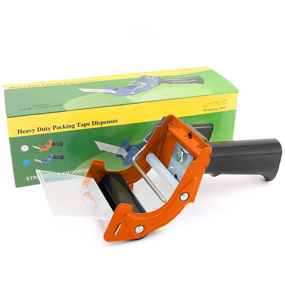 Packing Tape Gun Dispenser Quick Load Lightweight Adjustable Industrial Durable