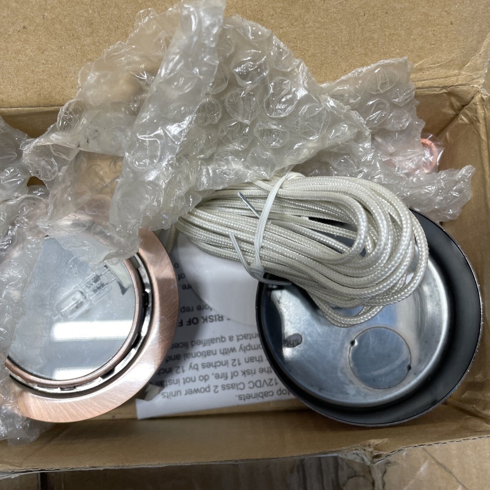 Kichler Lighting 12501CO Copper Under Cabinet Bright 1pc Missing