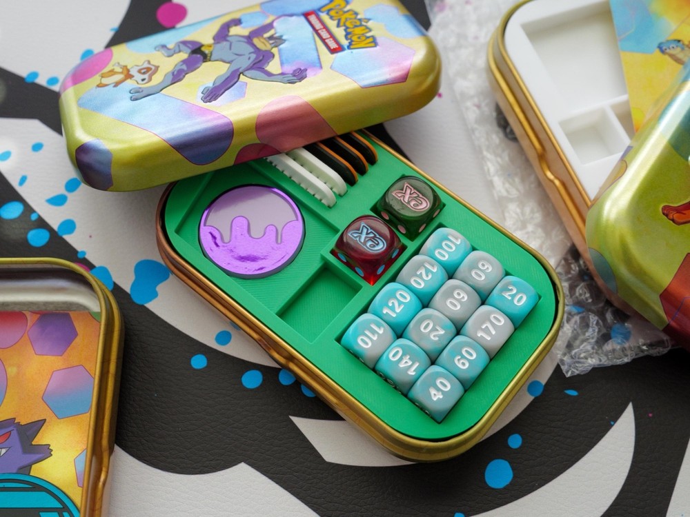 Pokemon Mini Tin & Insert - TCG Accessory Organizer