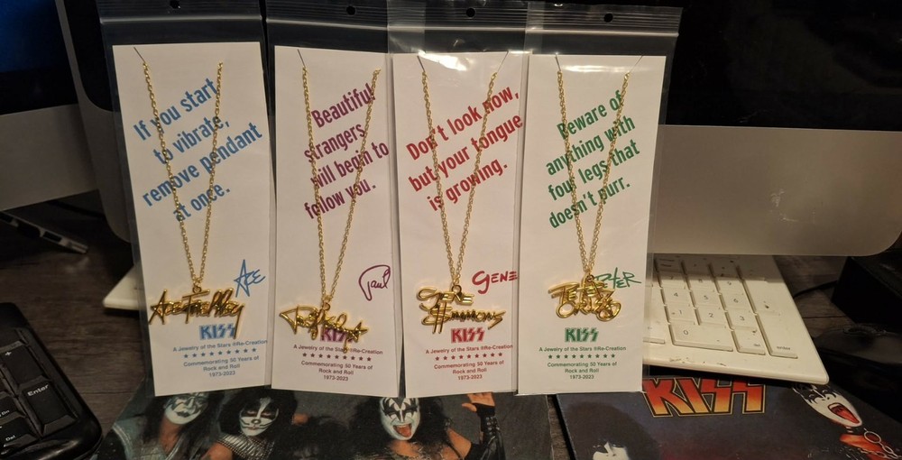 NEW KISS SIGNATURE NECKLACES