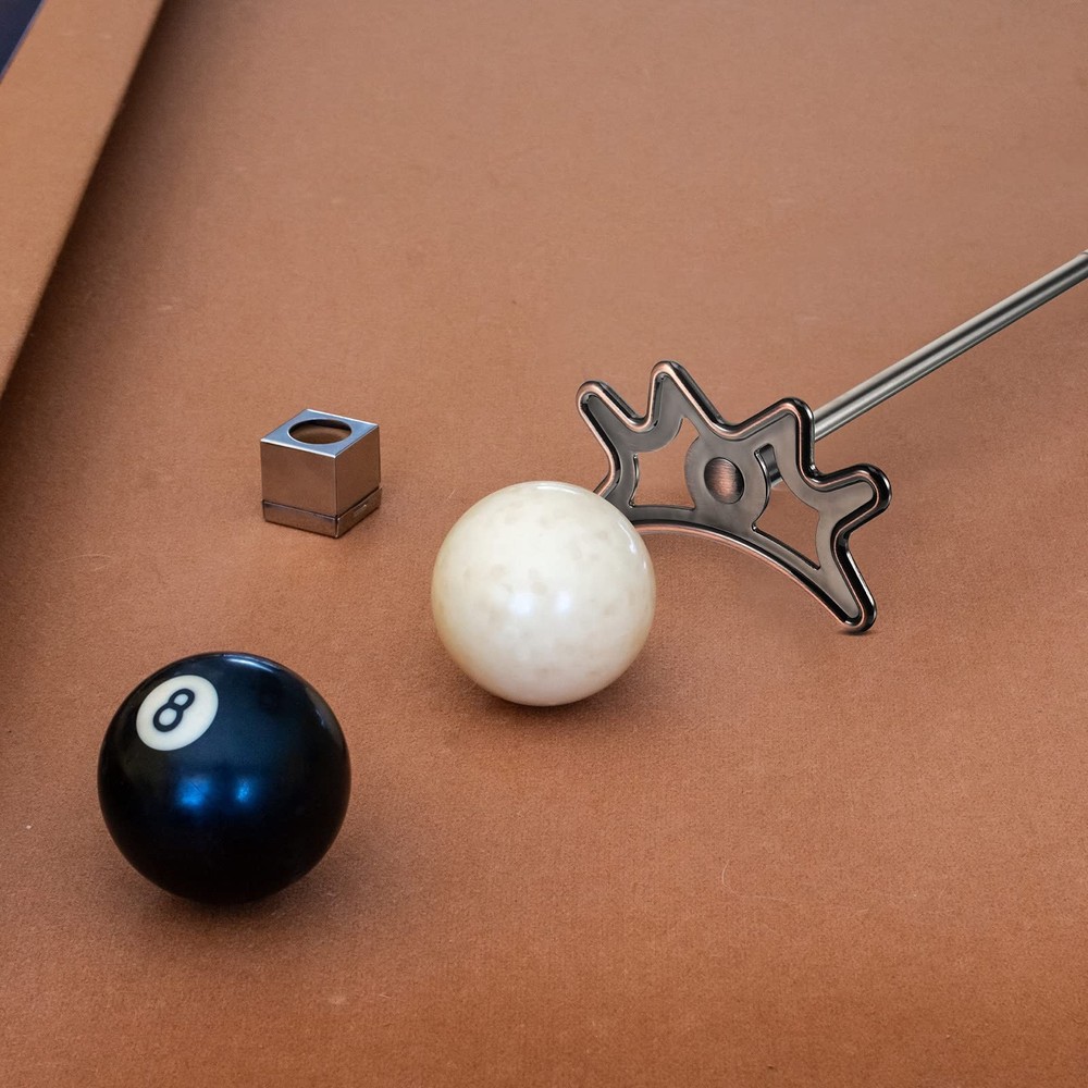 Sumind Retractable Pool Bridge Stick - Adjustable Billiards Cue Brown