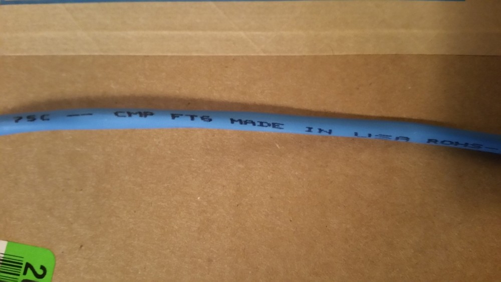 Southwire/Tappan G40006 18/2C Solid Shield Plenum Fire Alarm Cable Blue /100ft