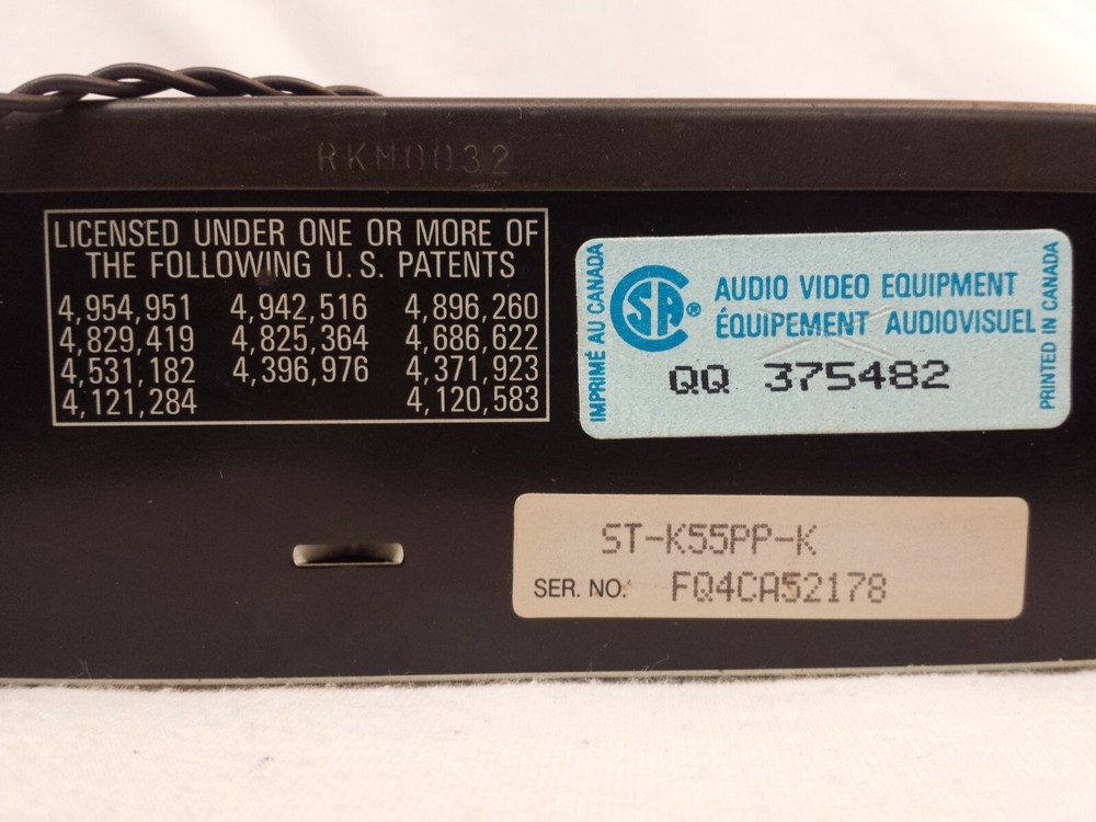 TECHNICS ST-K55 STEREO SYNTHESIZER TUNER