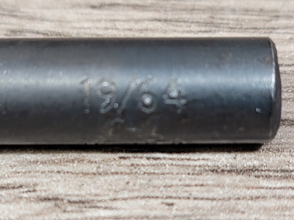 C-L HS USA DRILL MACHINIST BITS 19/64" EUC