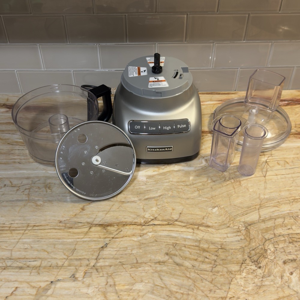 Kitchen Aid Food Processor Silver - 7 Cup - Model KFP0711