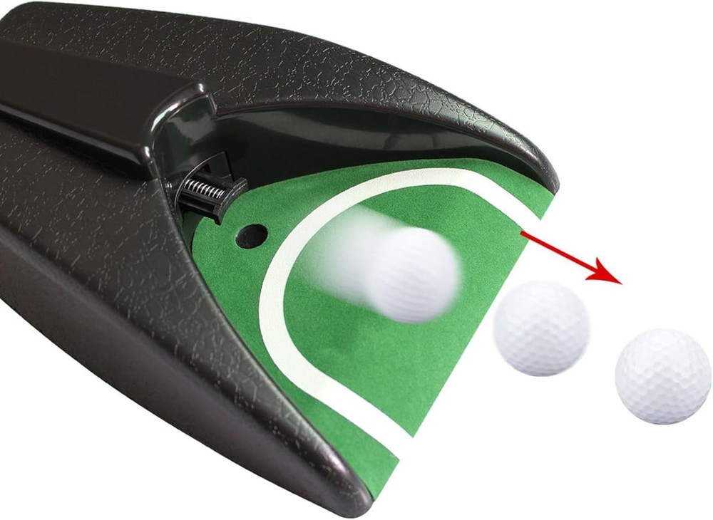 Automatic Golf Putting Cup Ball Return Machine Portable Indoor Training Practice
