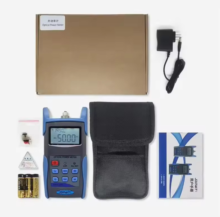 Handheld Fiber Optic Cable Tester Self-calibration Function Optical Power Meter