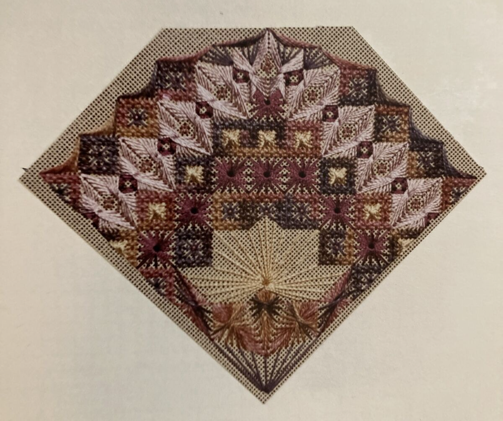 Vtg Rare Rainbow Gallery Fandango Needlepoint 1990 pattern only