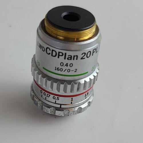 OLYMPUS Japan Microscope Objective LWD CDPlan 20PL 0.40 160 0-2