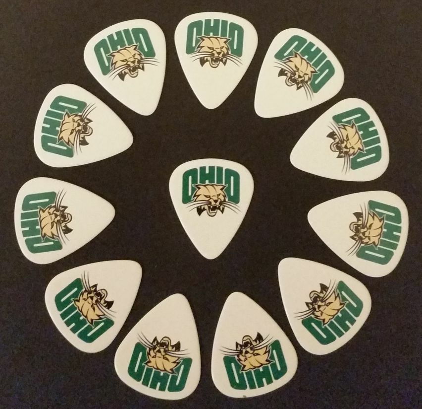 Ohio University Logo Guitar Picks (12 picks) - (Buy 2, save 50% on 2nd)